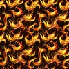 QT Fabrics Dragon's Song Flames Black