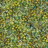 P&B Textiles Meadow Perch Field of Flowers Green/Yellow