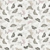 Clothworks Harmony Butterflies Pewter
