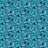 Andover Fabrics Deep Blue Sea Fins and Tails Blue