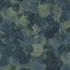 P&B Textiles Nature Story Leaf Canopy Blender Dark Blue Green