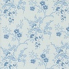 Moda Sally's Stiches Flowering Quince Blue Sky