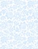 Wilmington Prints Sweet Cherry Tonal Floral White/Blue