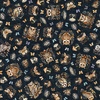 QT Fabrics Night Owls Dark Teal