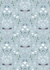 Lewis and Irene Fabrics The Water Gardens Graceful Reflections Duck Egg Blue