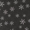 Moda Winter Friends 108 Inch Wide Backing Fabric Falling Snow Charcoal Black