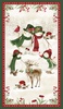 Wilmington Prints Woodland Snowmen Panel