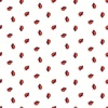 Henry Glass Enchanted Forest Tossed Ladybug White/Red