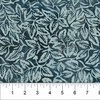 Northcott Banyan Batiks Garden Party Packed Leaves Pearl Blue