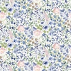 P&B Textiles Indigo Petals Floral Multi