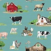 Riley Blake Designs Spring Barn Quilts Main Teal