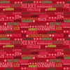 Windham Fabrics Holiday Greetings Cheerful Greetings Berry