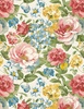 Wilmington Prints Blushing Meadow 108 Inch Wide Backing Fabric Packed Floral Cream