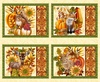 Studio E Fabrics Autumn Fields Large Block Panel Cream