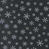 Moda Holidays at Home Snowflakes All Over Charcoal Black
