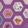Lewis and Irene Fabrics Celtic Dreams Celtic Hexagons Purple
