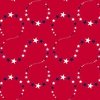 Andover Fabrics Stars and Stripes Loopy Stars Red