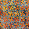 Northcott Banyan Batiks Quilt Inspired Borders Windmill Wild Orange