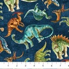 Northcott Dino Roar Dino Toss Navy/Multi