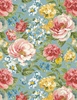Wilmington Prints Blushing Meadow Packed Floral Blue