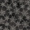 Maywood Studio Spooky Stitches Spiderwebs Black