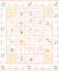 Maywood Studio Little Chicks Flannel Alphabet Panel Pink