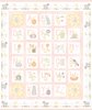 Maywood Studio Little Chicks Flannel Alphabet Panel Pink