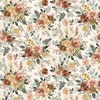 P&B Textiles Floral Chic Floral with Linear Leaves Multi