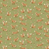 Andover Fabrics Hello Autumn Fox Tales Green