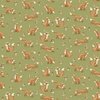 Andover Fabrics Hello Autumn Fox Tales Green