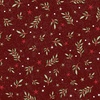 P&B Textiles Believe Tossed Sprigs and Stars Red