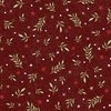 P&B Textiles Believe Tossed Sprigs and Stars Red