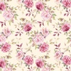 P&B Textiles Yours Truly Shabby Floral Cream