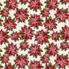 Windham Fabrics Holiday Greetings Poinsettias Ivory