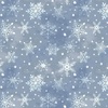 Henry Glass Hollyville Manor Snowflake Slate Gray