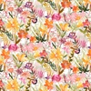 P&B Textiles Whispering Gardens 108 Inch Wide Backing Fabric Watercolor Floral Multi