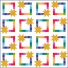 Shadow Play Super Star Spectrum Free Quilt Pattern
