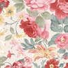 Maywood Studio La Fleur Flannel Focal Floral Cream/Multi