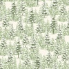 P&B Textiles Believe Packed Trees Cream/Green