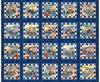 QT Fabrics Turbo Tykes Animals in Racecars Picture Panel Navy