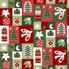 P&B Textiles Christmas Miniatures III Holiday Patchwork Red/Green