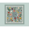 Henry Glass Love Bugs Panel Light Blue
