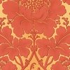 Benartex Flower Festival Garden Damask Flame/Gold