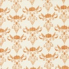 Moda I Love Fall Most of All Pumpkins and Vines Warm White/Light Pumpkin