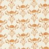 Moda I Love Fall Most of All Pumpkins and Vines Warm White/Light Pumpkin