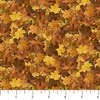 Northcott Naturescapes Wilderness Packed Leaves Rust/Multi