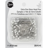 Dritz Glass Head Pins - Extra Fine