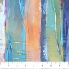 Northcott Lotus Stripe Blue/Multi
