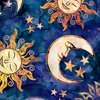 QT Fabrics Moonshadow Sun and Moon Toss Midnight