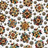 QT Fabrics Solstice Kaleidoscope Medallions White